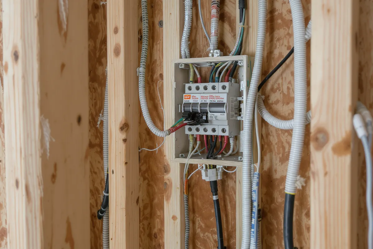Elinstallation i nybygge planeras av behörig elektriker