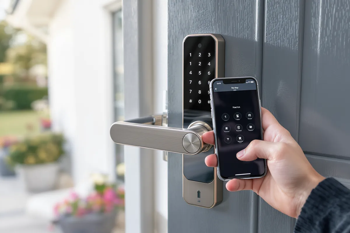 Smart lås installerat på villadörr – guide till smarta lås