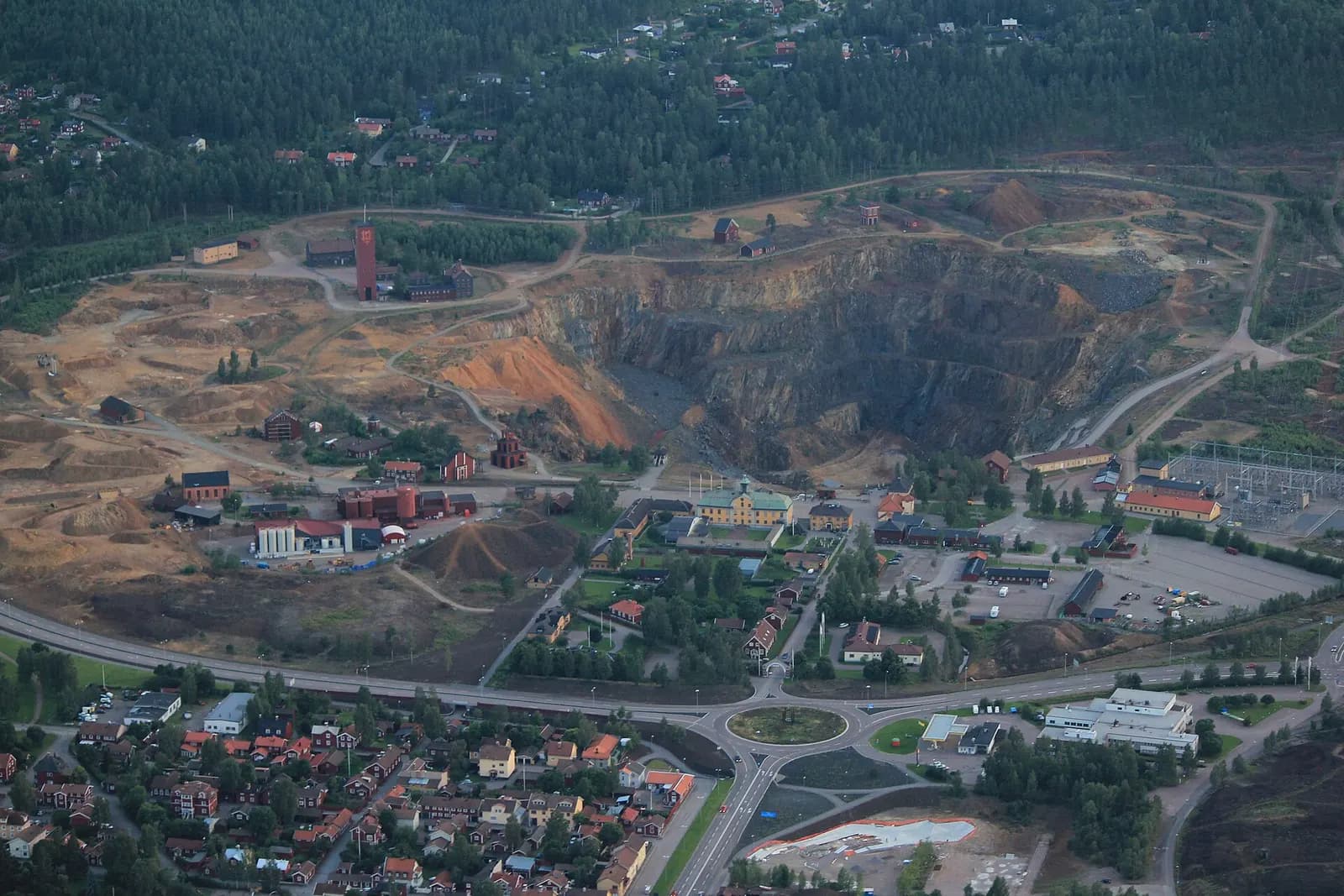 Vy över Falun