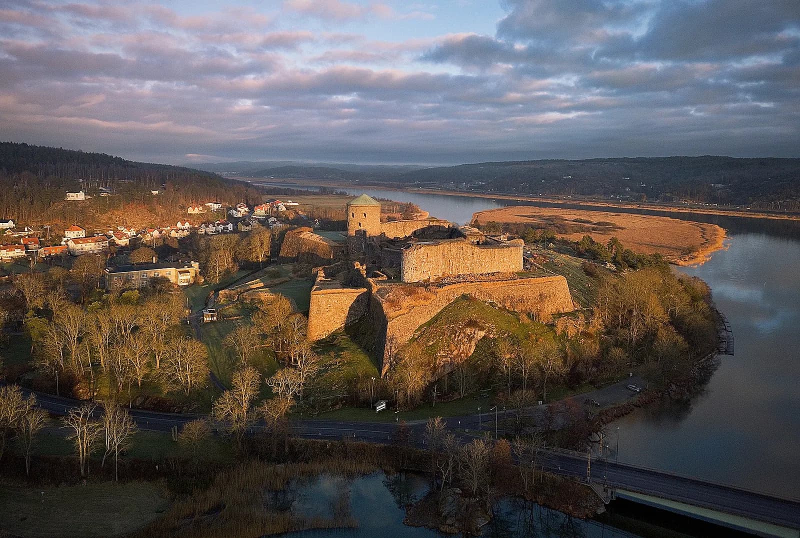 Vy över Kungälv