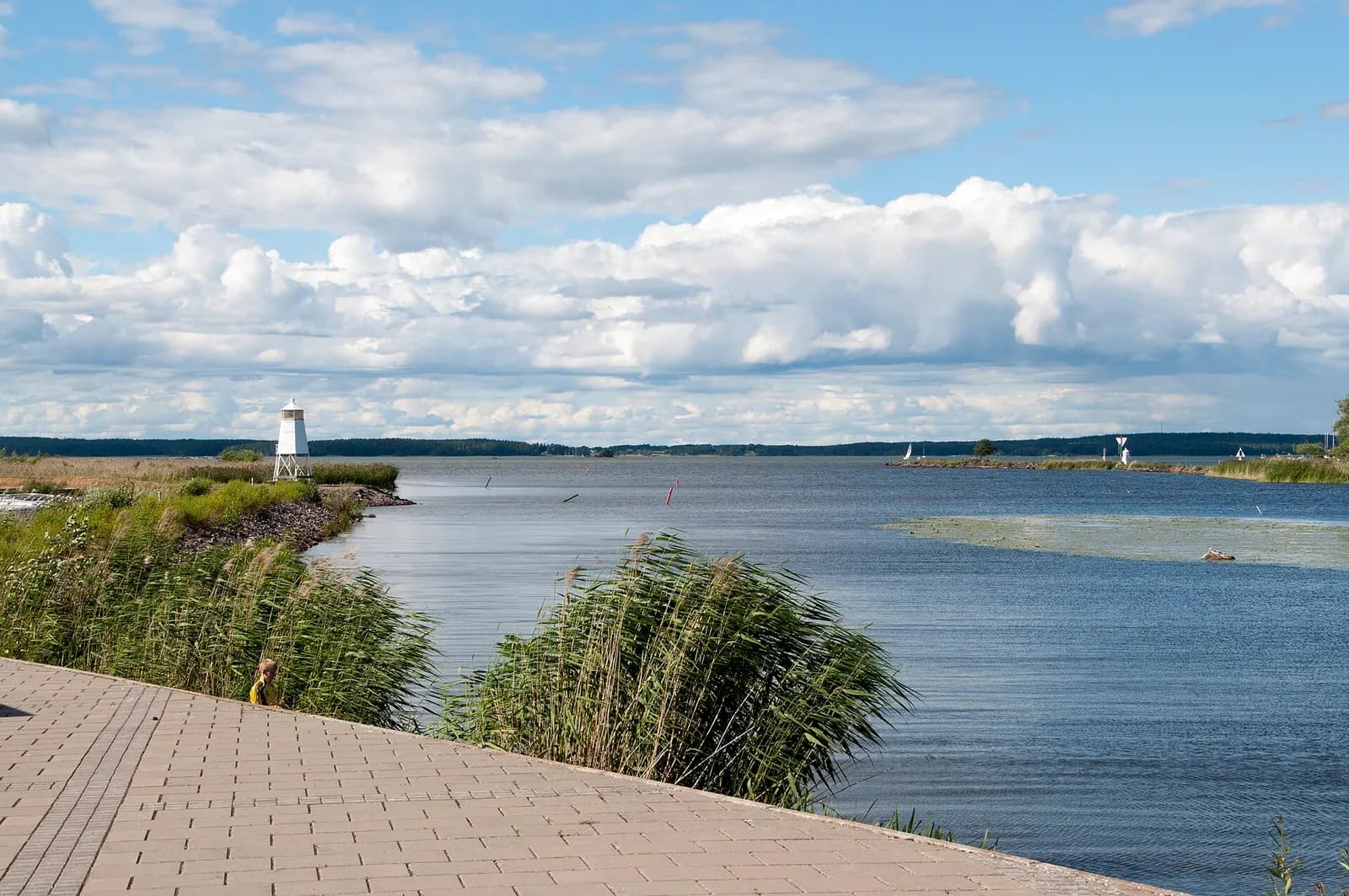 Vy över Mariestad