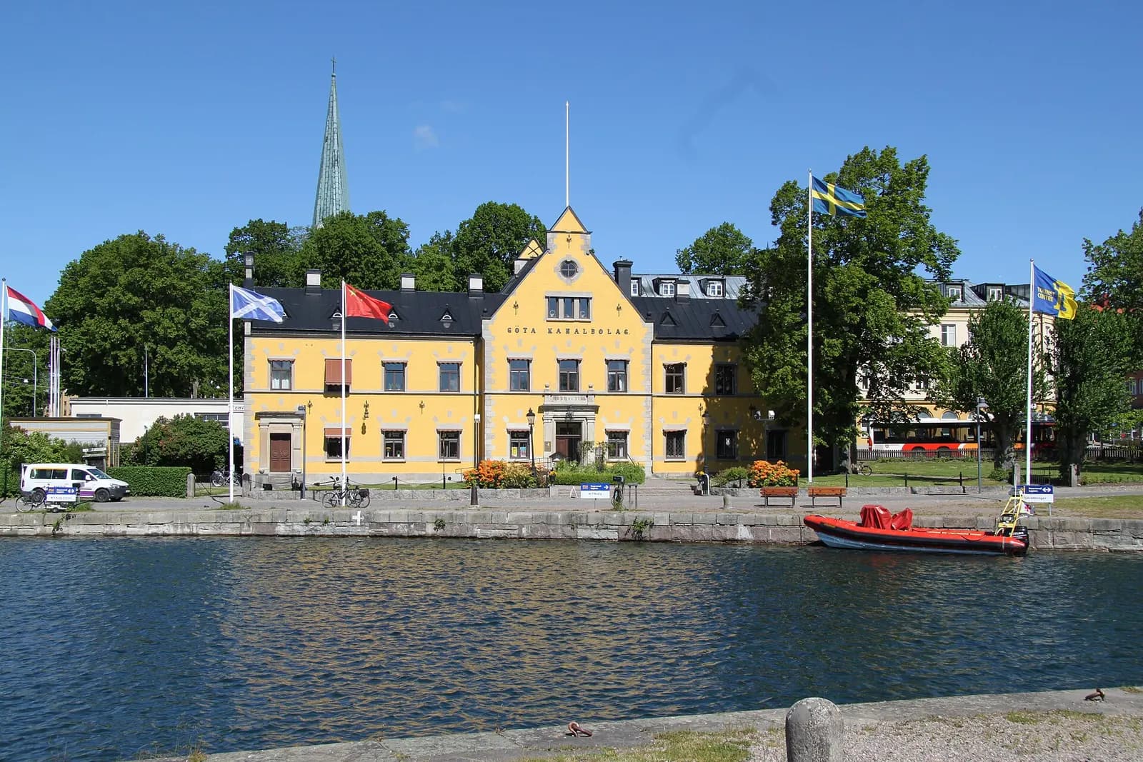 Vy över Motala