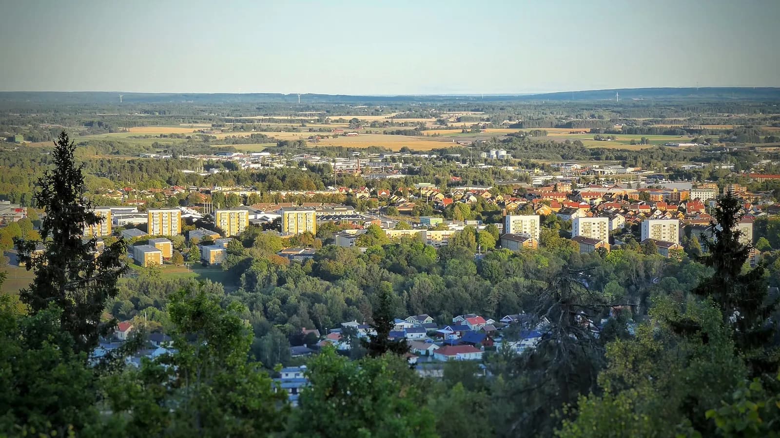 Vy över Skövde