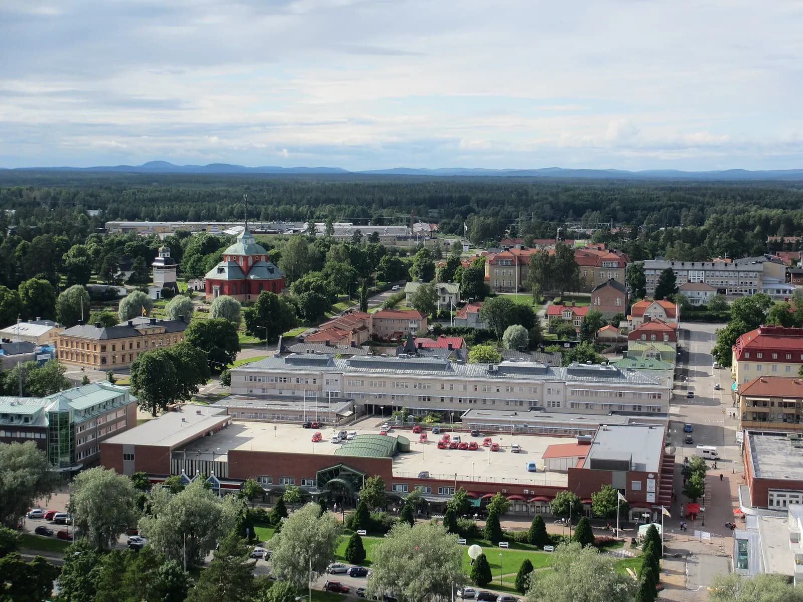 Vy över Söderhamn